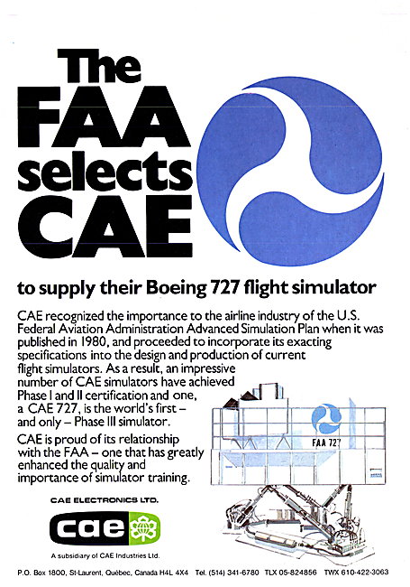 CAE Flight Simulators                                            