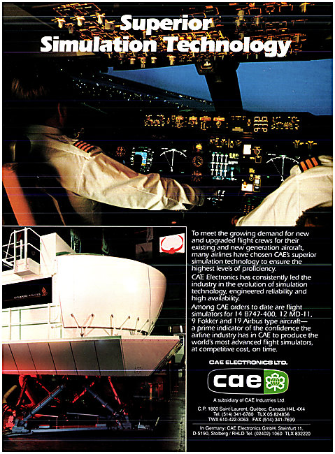 CAE Flight Simulators                                            