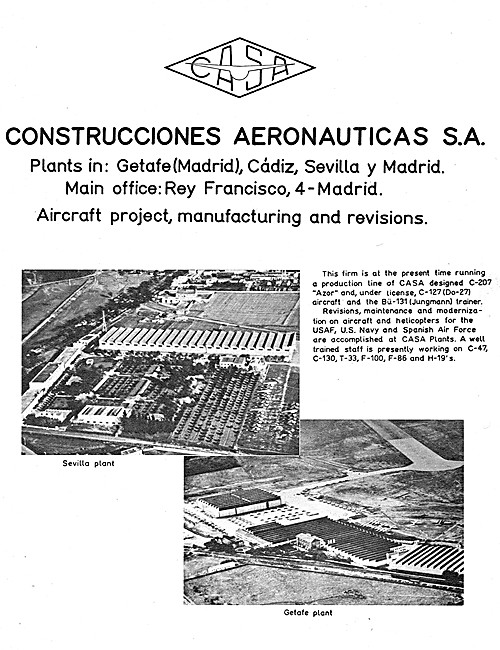 CASA  Aircraft 1961                                              