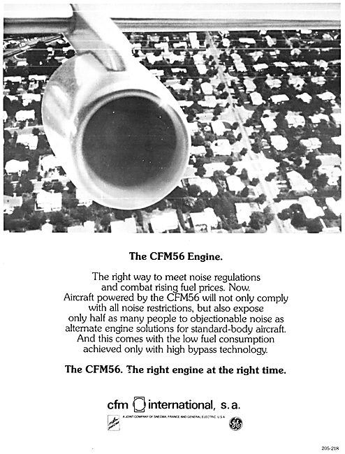 CFM International. CFM SNECMA  General Electric CFM56            
