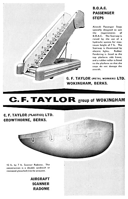 C.F.Taylor Passenger Handling Equipment. BOAC Passenger Steps    