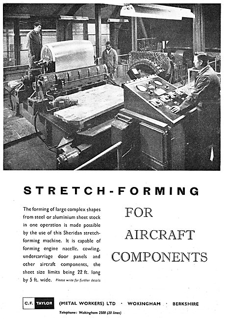 C.F.Taylor Stretch-Formed Components                             