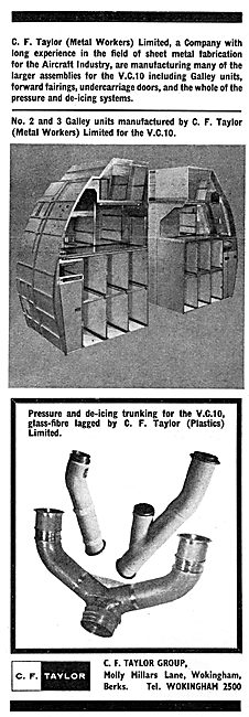 C.F. Taylor Sheet Metal Components & Assemblies. Galley          