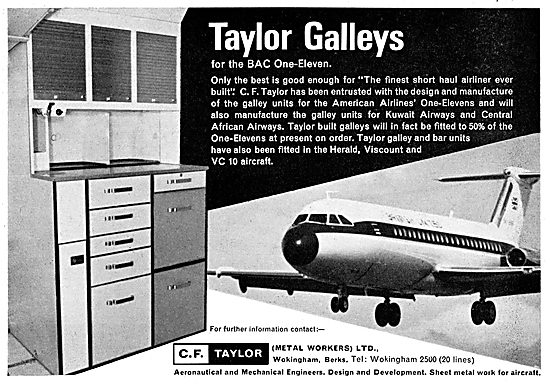 C.F.Taylor. Aeronautical Engineers & Sheet Metal Workers 1965    