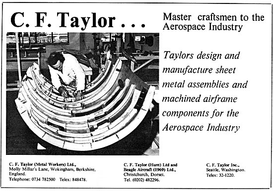C.F.Taylor Sheet Metal Assemblies                                