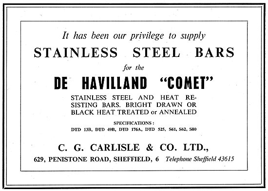 C.G.Carlisle Stainless Steels                                    