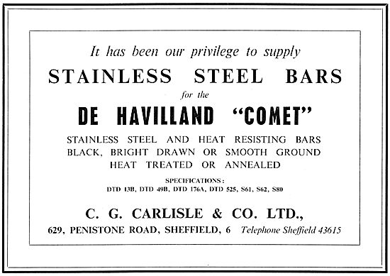 C.G.Carlisle & Co Stainless Steel Bars                           