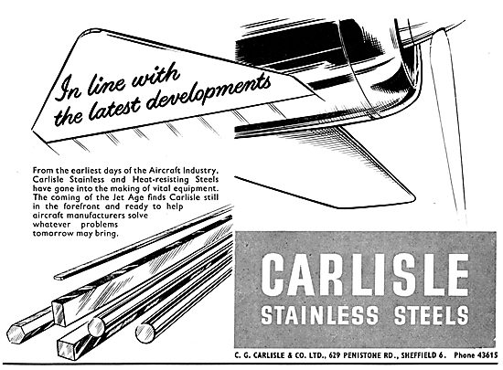 C.G.Carlisle Stainless Steel Bars & Sheets                       