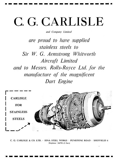 C.G.Carlisle  StaInless Steels 1958                              