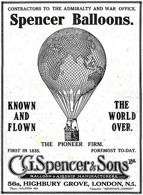 C G Spencer & Sons: Balloon Manufacturers                        