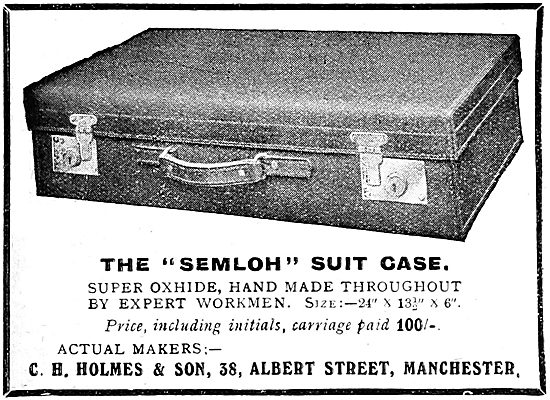 Holmes Leather - Semloh Suit Case 1919                           