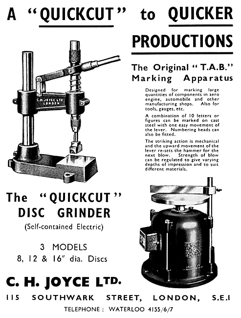 C.H.Joyce Lathes & Machine Tools                                 