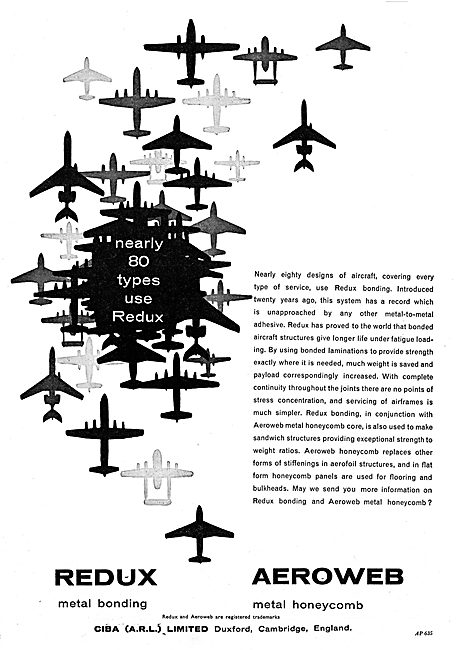 CIBA  AEROWEB Honeycomb Structures - REDUX Bonding               