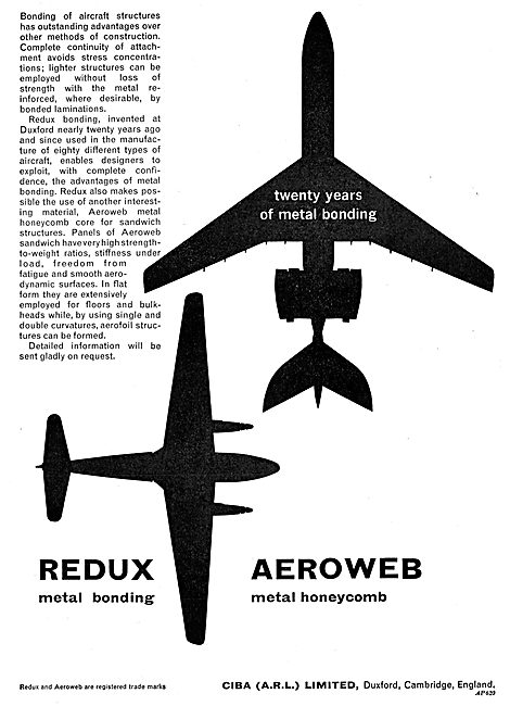 CIBA  AEROWEB Honeycomb Structures - REDUX Bonding               