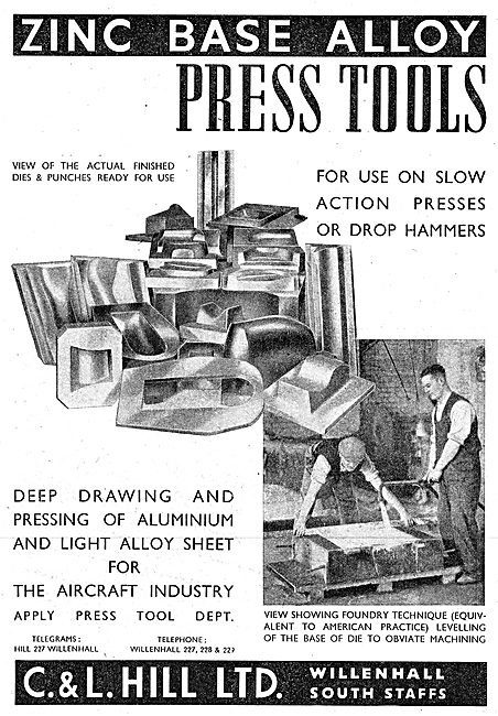 C & L Hill Press Tools. 1942                                     