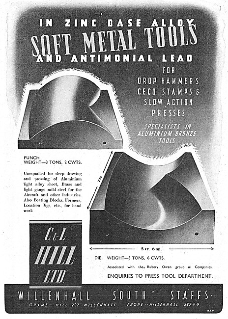 C & L Hill Soft Metal Machine Tools                              