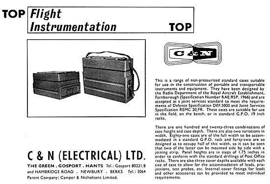 C & N Electrical - Newbury.. Manufacturers Of Avioncs Equipment  