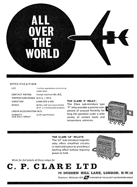 C.P.Clare Aircraft Electrical Components                         