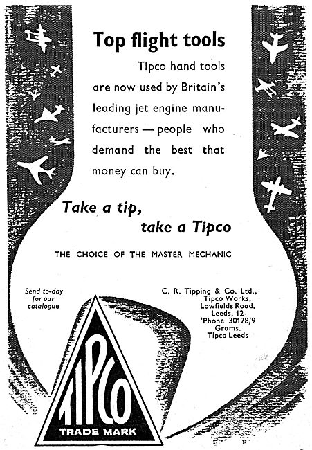 C.R.Tipping. Leeds. TIPCO Engineers Hand Tools                   