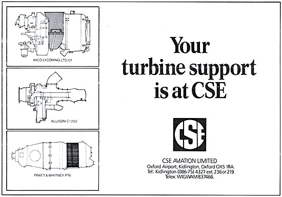 CSE Aviation Gas Turbine Maintenance & Support 1983              