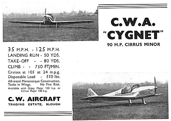 C.W.Aircraft Cygnet                                              