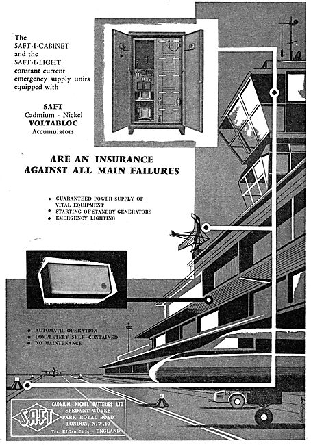 Cadmium Nickel Batteries Ltd - SAFT Emergency Electrical Power   