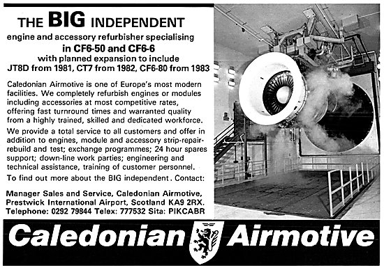Caledonian Airmotive Aero Engine Refurbishment Prestwick         