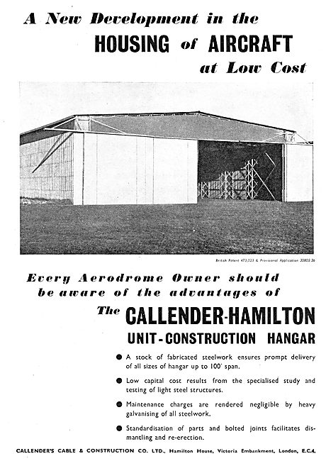 Callender-Hamilton Construction Hangars                          