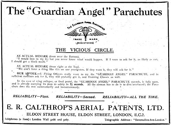 Calthrop Guardian Angel Parachute                                