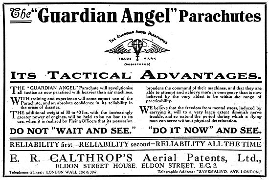 Calthrop Guardian Angel Parachute                                