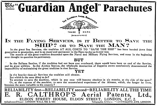 Calthrop Guardian Angel Parachute                                