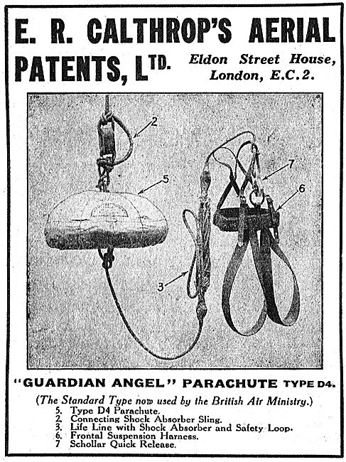 Calthrop Guardian Angel Parachute Type D4                        