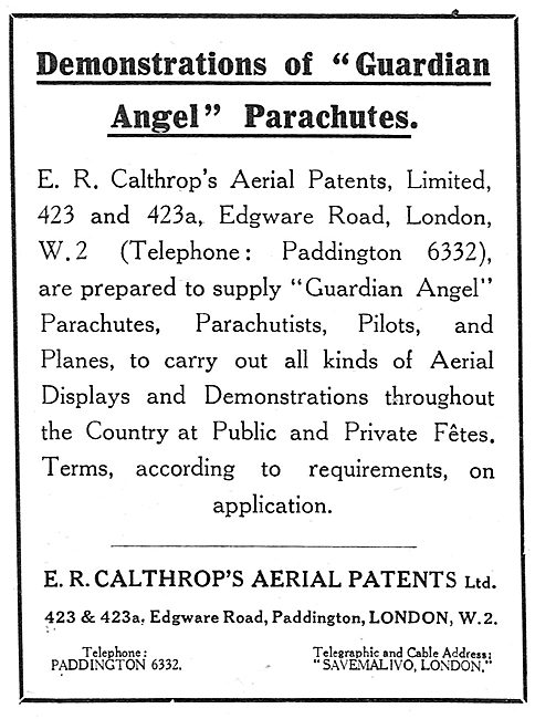 Calthrop Guardian Angel Parachute                                