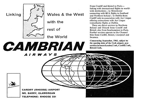 Cambrian Airways - Wales & The West With The Rest Of The World   