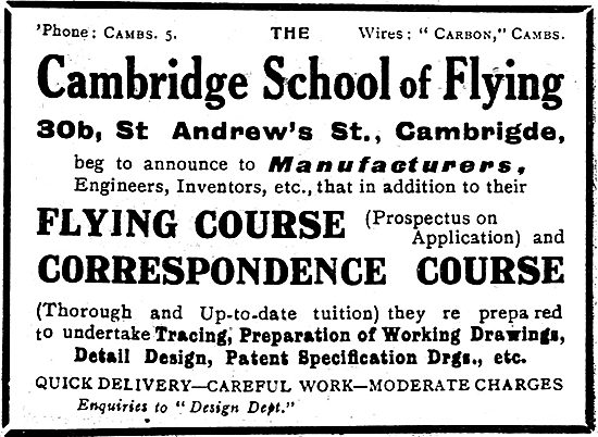 The Cambridge School Of Flying - Correspondence Courses          