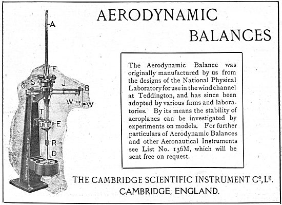 The Cambridge Scientific Instrument Co- NPL Aerodynamic Balance  