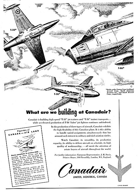 Canadair - T33 F86 T36                                           