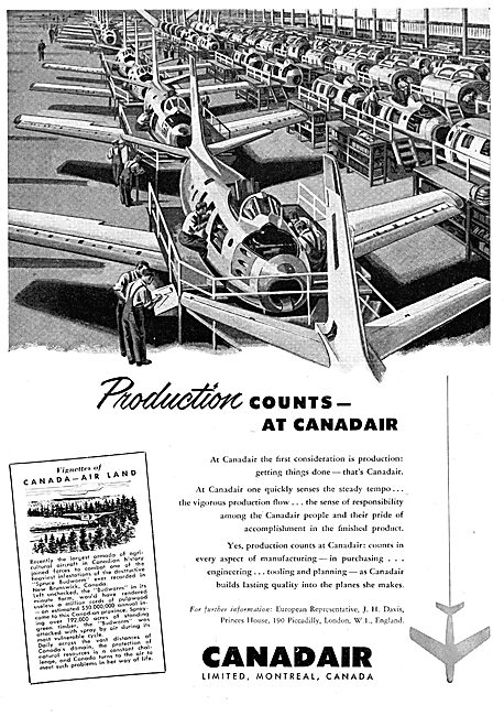 Canadair Aircraft Production - Sabre                             