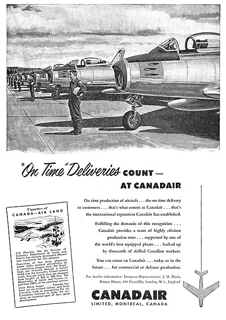 Canadair Aircraft Production                                     