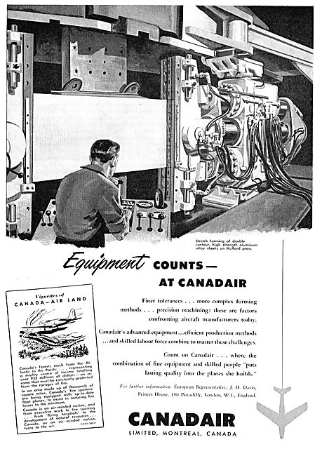 Canadair Aircraft Production                                     