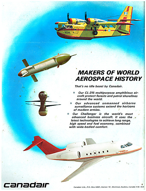 Canadair Aerospace Products 1979                                 