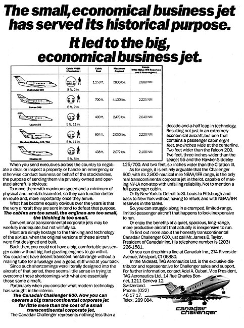 Canadair Challenger                                              