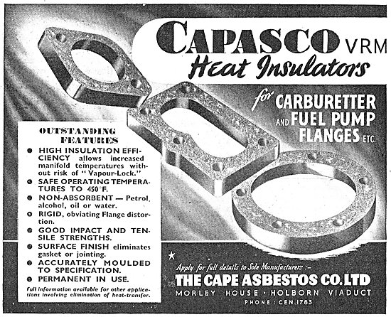 Cape Asbestos Capasco Heat Insulators                            
