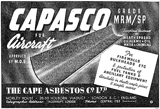 Cape Asbestos Capasco Heat Insulators, Gaskets & Flanges         