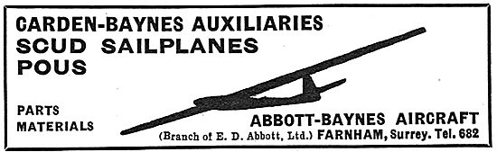 Abbott Baynes: Scud Sailplanes : Pou                             