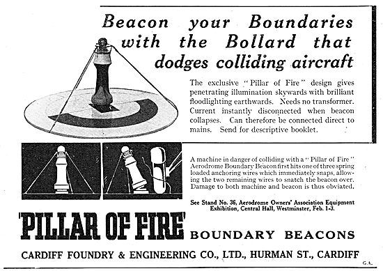 Cardiff Foundry. Pillar Of Fire Boundary Beacons                 