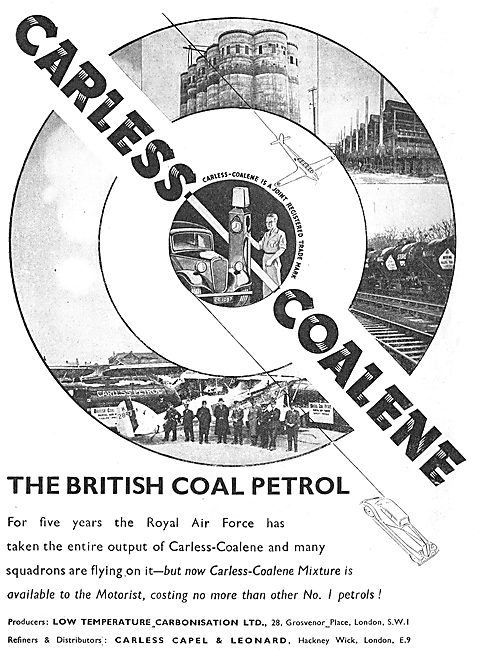 Carless Coalene - The British Coal Petrol                        