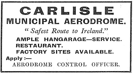 Carlisle Municipal Aerodrome - Facilities                        