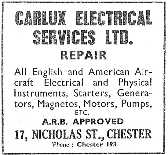 Carlux Electrical Services. Electrical Parts Service & Repairs   