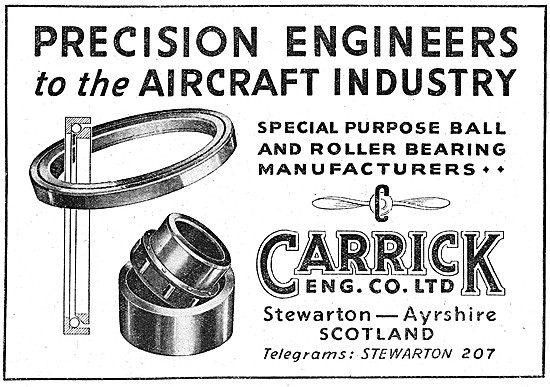 Carrick Engineering Precision Engineers To The Aircraft Industry 